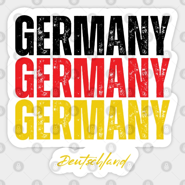 Germany flag, german flag Sticker by eka123